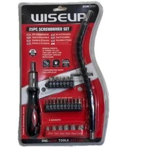 ست 25 عددی پیچ گوشتی wiseup | ابزارجان